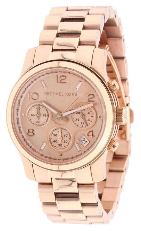 michael kors women's rose gold watches cheap|michael kors rose gold set.